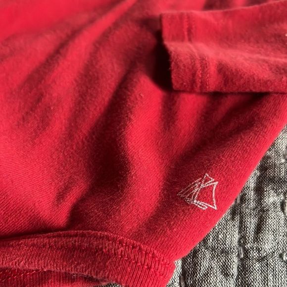 Baby Red Long Sleeve Polo - Picture 3 of 5